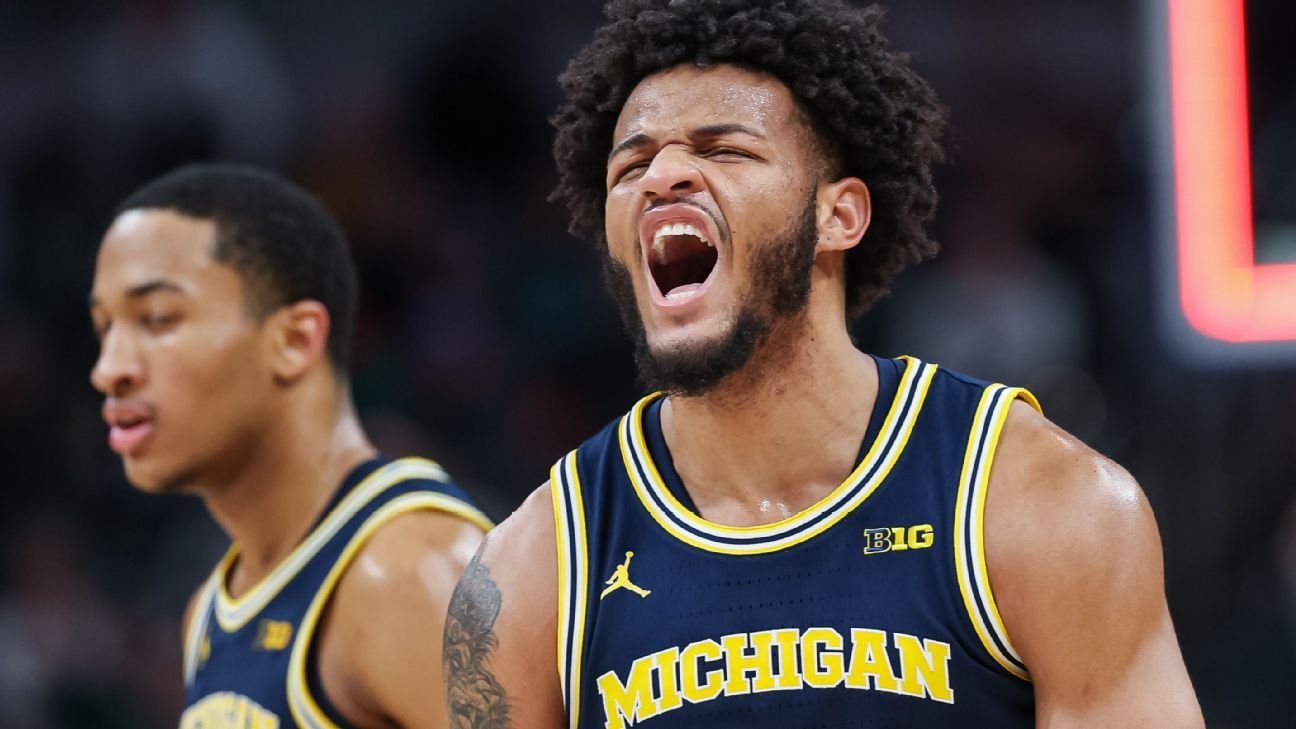 Late layup sends No. 22 Michigan into Big Ten tourney final