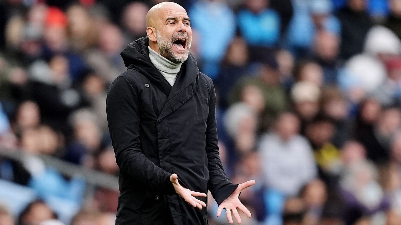 Pep Guardiola: Man City face ‘9 finals’ to qualify for Champions League