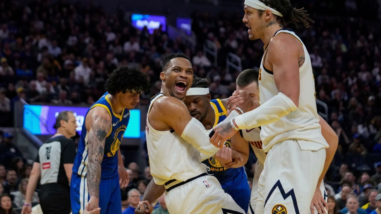 Russell Westbrook fuels undermanned Nuggets’ win vs. Warriors