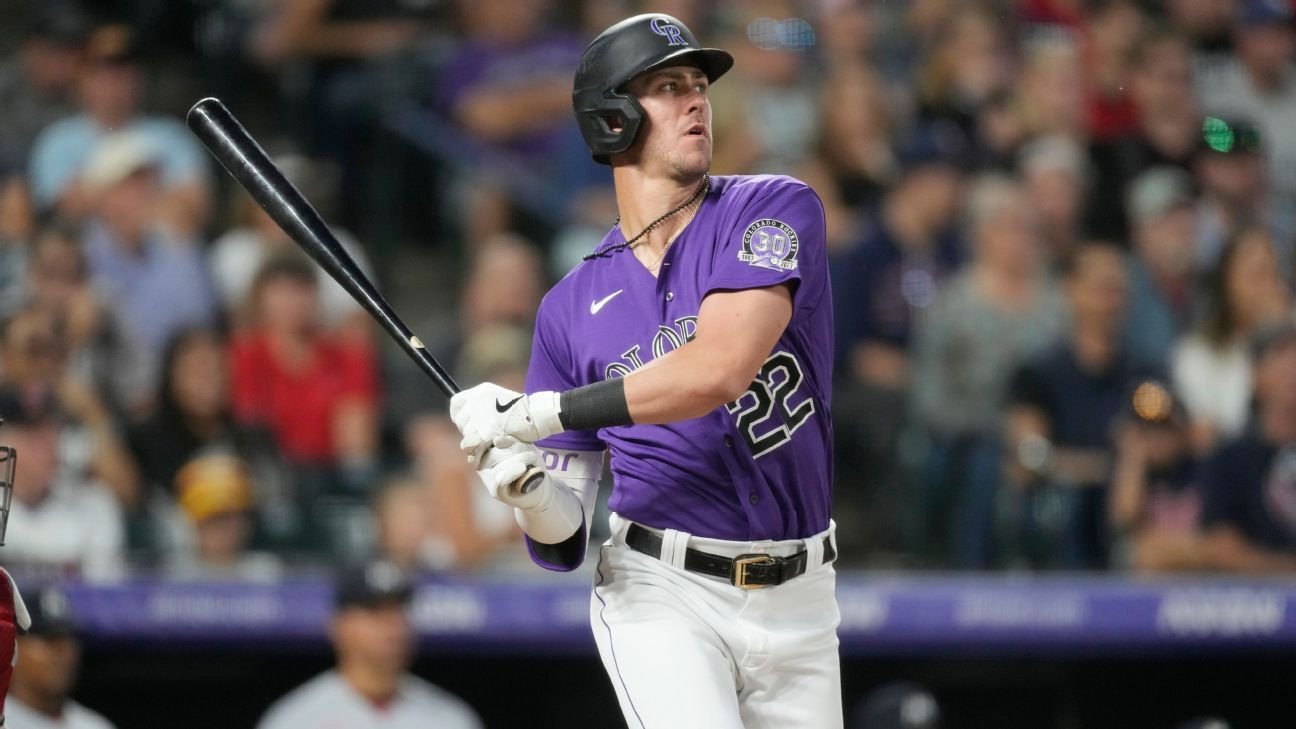 Rockies trade Nolan Jones to Guardians for Tyler Freeman