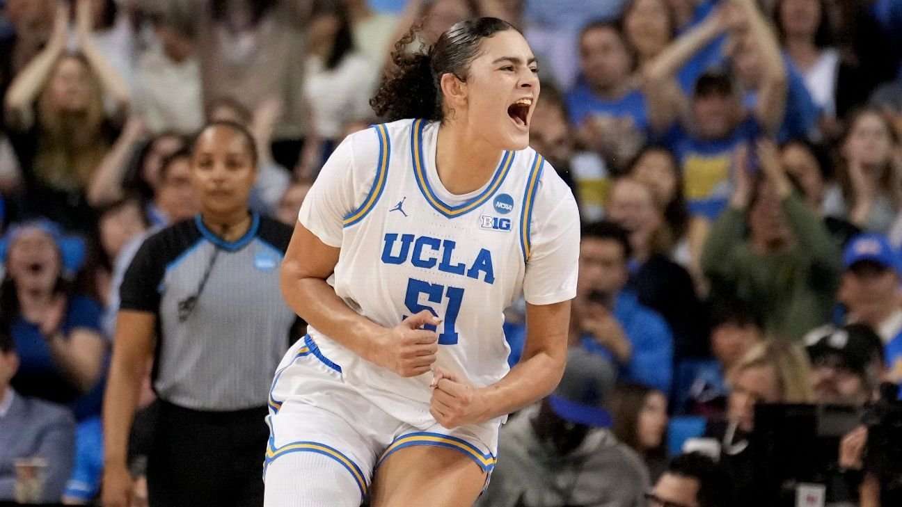 Lauren Betts first UCLA player with 30-10 in NCAA tournament game