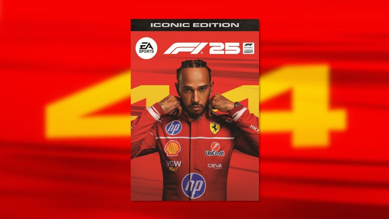 Lewis Hamilton is EA Sports F1 25 Iconic Edition cover star