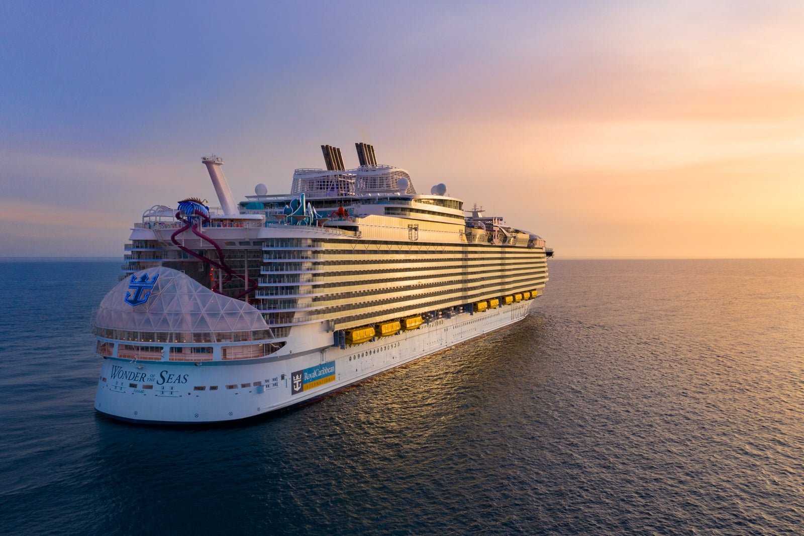 Royal Caribbean cruise ships by age — newest to oldest