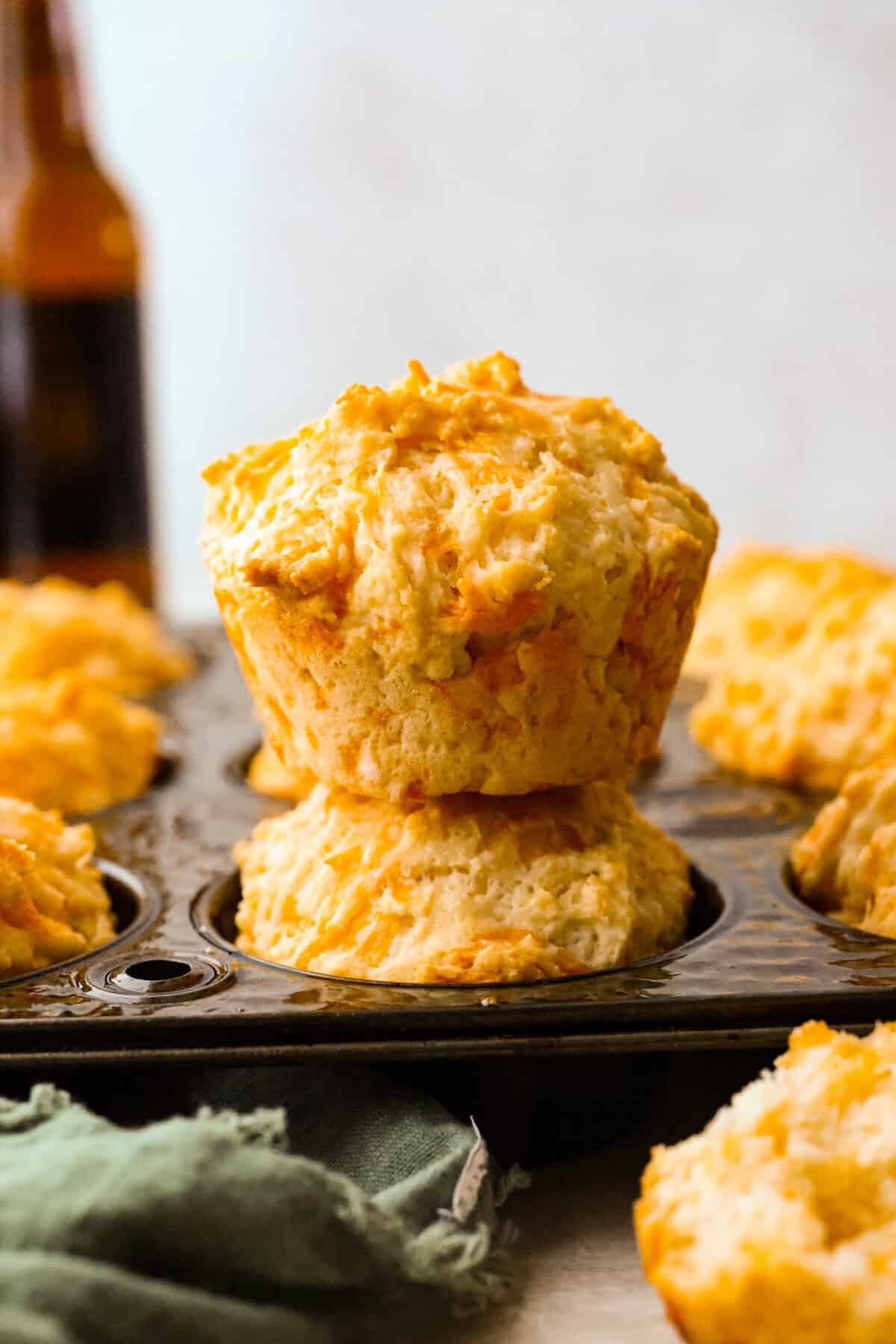 Cheesy Beer Bread Muffins | The Recipe Critic