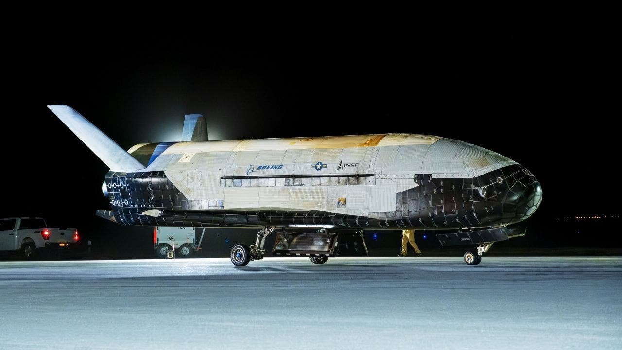 Space Force’s mysterious X-37B plane returns to Earth