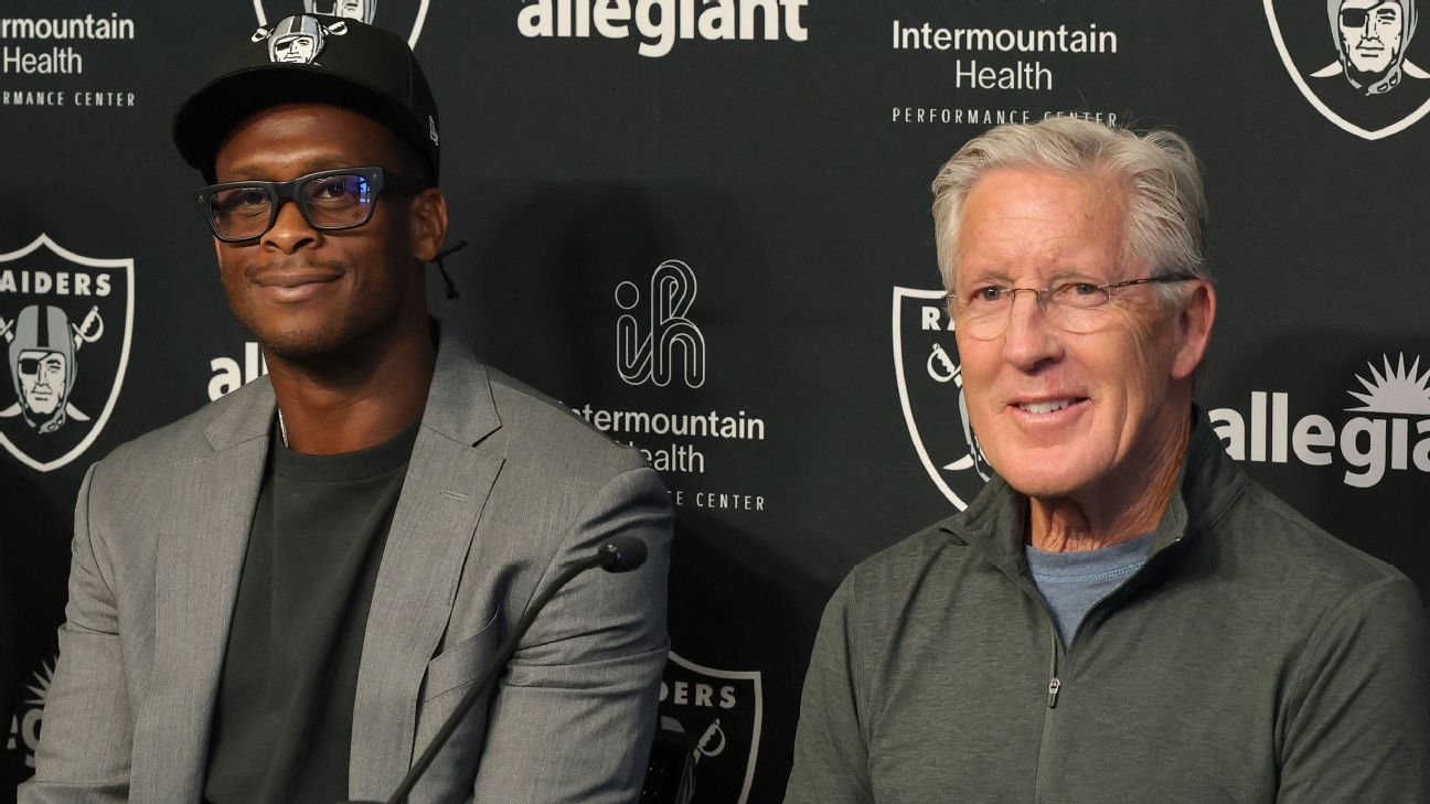 Raiders QB Geno Smith excited to reunite with Pete Carroll Raiders QB Geno Smith excited to reunite with Pete Carroll