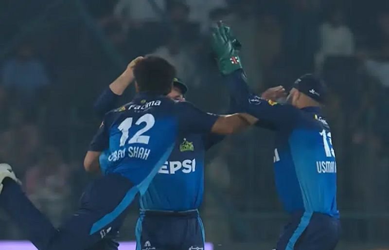 Ubaid Shah’s wicket celebration leaves Usman Khan shocked Ubaid Shah’s wicket celebration leaves Usman Khan shocked