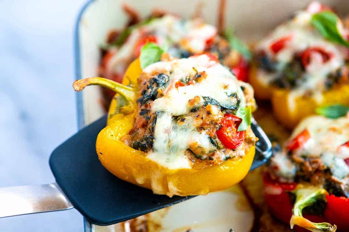 Easy Sausage Stuffed Peppers Recipe Easy Sausage Stuffed Peppers Recipe