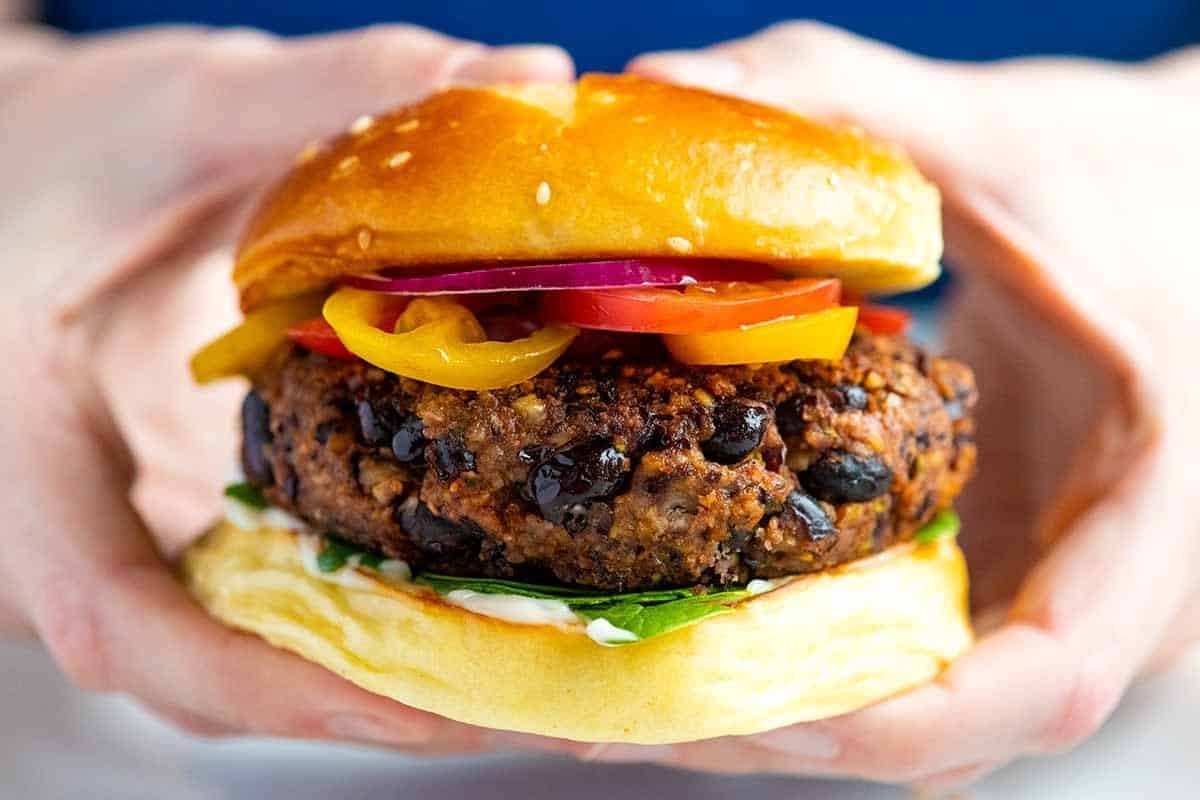 Quick Easy Black Bean Burgers Recipe