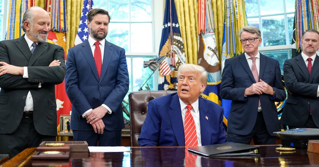 U.S. and Britain Hail Trade Agreement but Leave Details to Be Settled U.S. and Britain Hail Trade Agreement but Leave Details to Be Settled