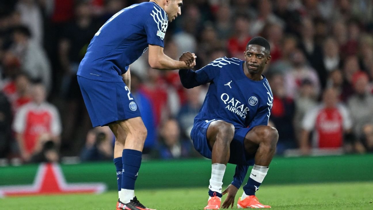 PSG’s Ousmane Dembélé optimistic of fitness vs. Arsenal – sources PSG’s Ousmane Dembélé optimistic of fitness vs. Arsenal – sources