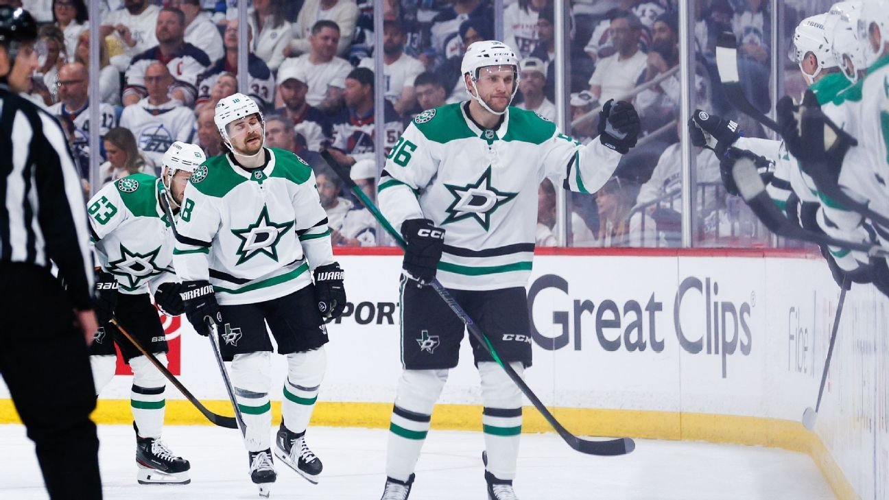 Rantanen carries Stars with 2nd straight hat trick in Game 1 Rantanen carries Stars with 2nd straight hat trick in Game 1