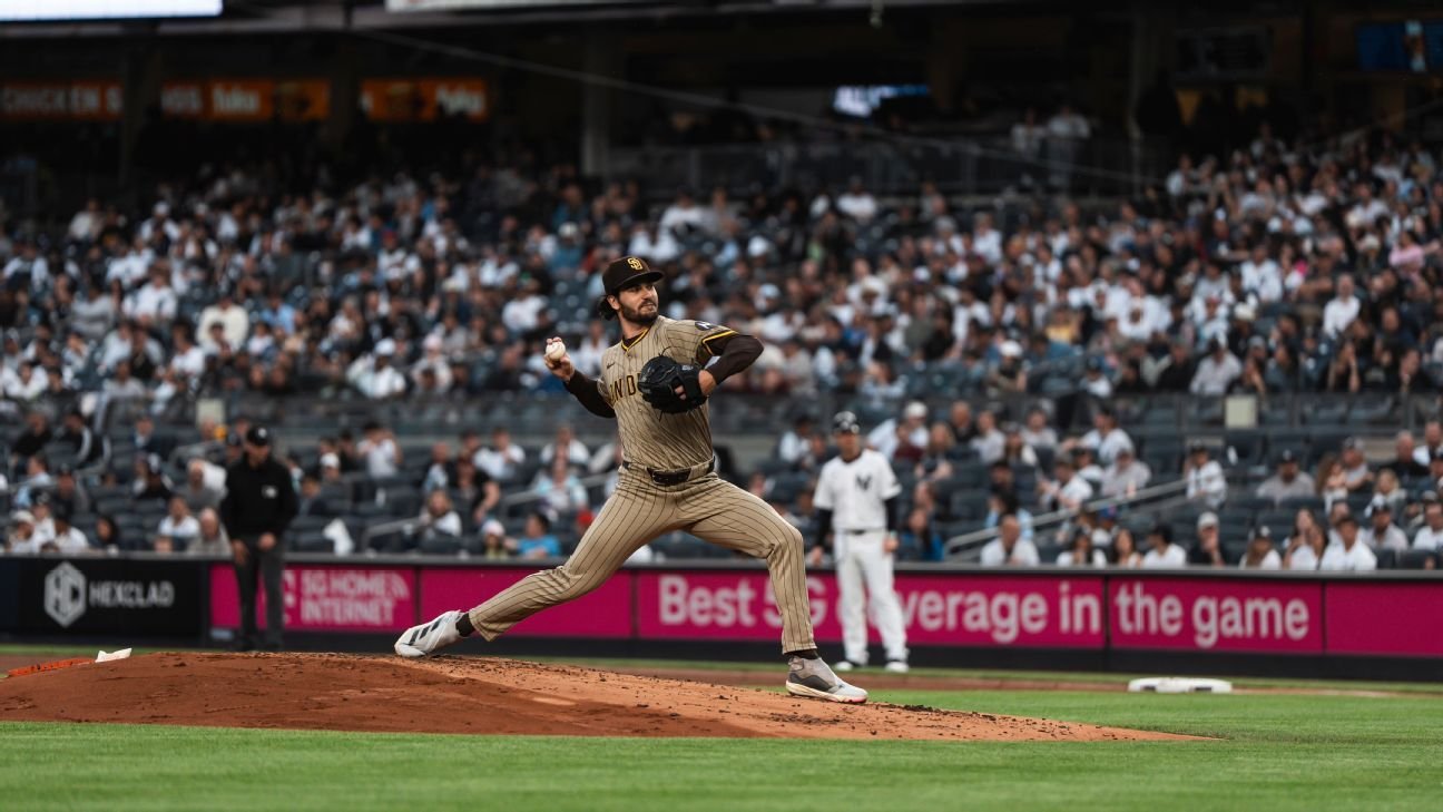 Padres’ Dylan Cease exits with forearm cramp after no-hit bid ends Padres’ Dylan Cease exits with forearm cramp after no-hit bid ends