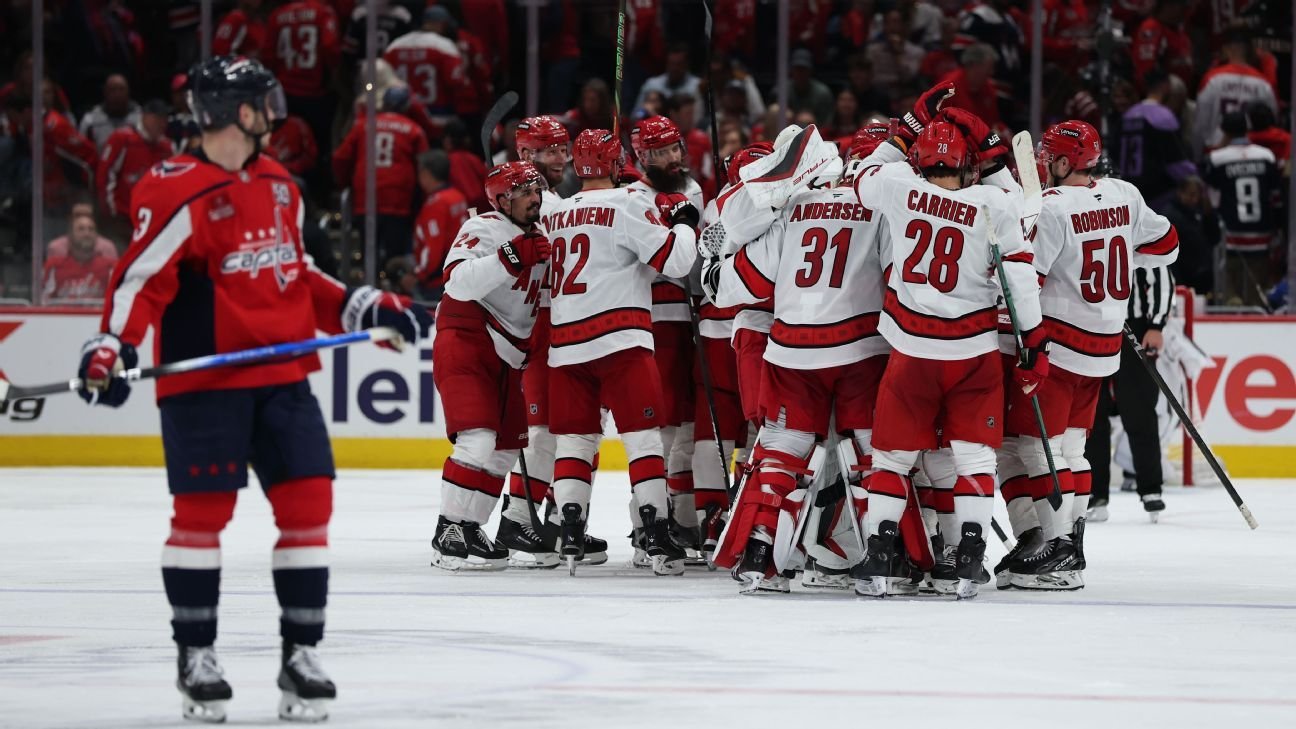 NHL playoffs: Previews for Canes-Capitals, Knights-Oilers NHL playoffs: Previews for Canes-Capitals, Knights-Oilers