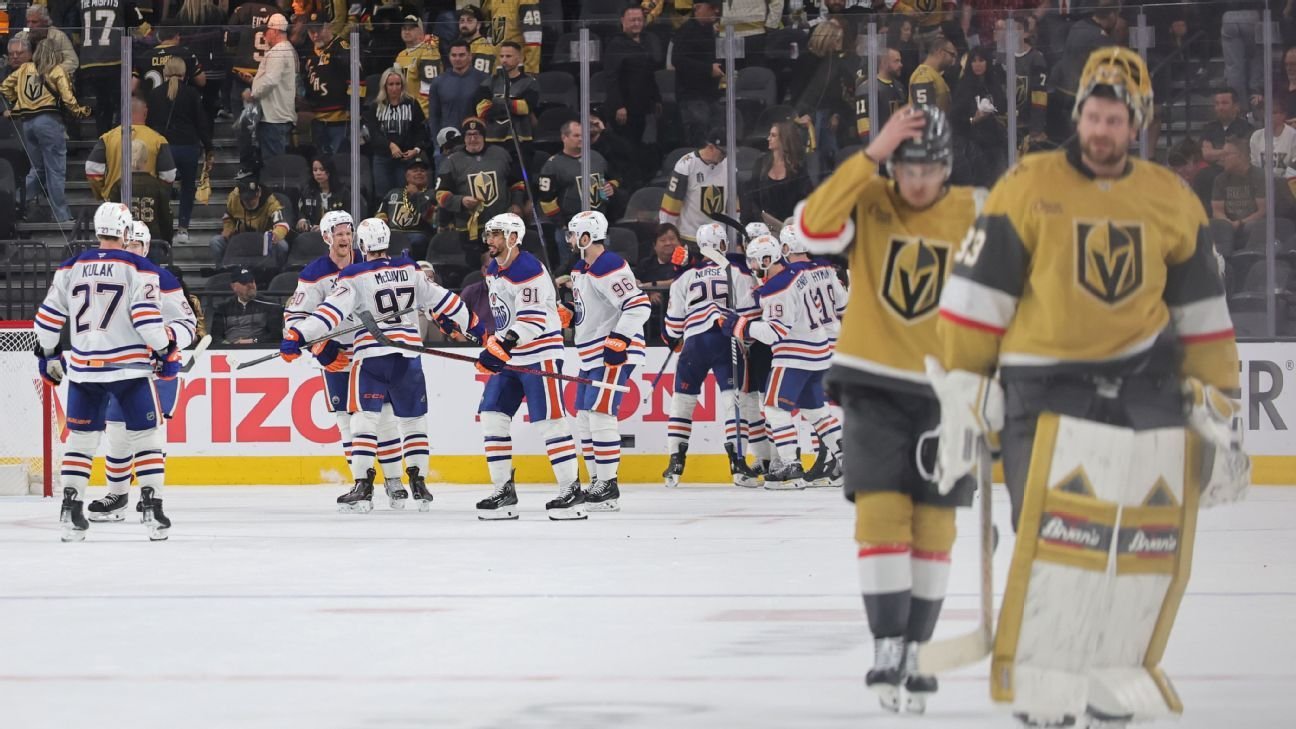 Golden Knights lament missed call in Game 2 loss to Oilers