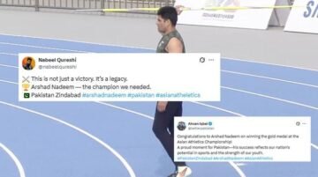 Pakistanis rejoice Arshad Nadeem’s Asian Ath…