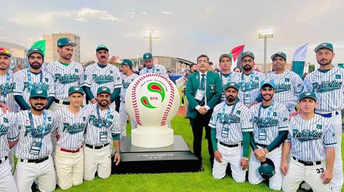 Pakistan’s baseball team defeats Bangladesh in its first match