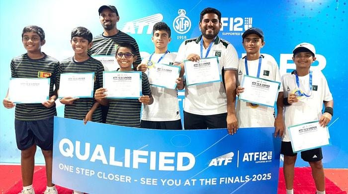 Pakistan, Sri Lanka shares boys’ tennis title following rain in South Asia ATF final Pakistan, Sri Lanka shares boys’ tennis title following rain in South Asia ATF final