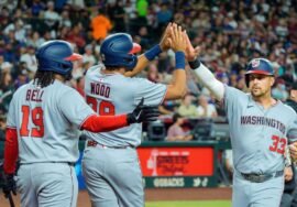 Nationals jump on D-backs in 10-run, 30-minute first inning