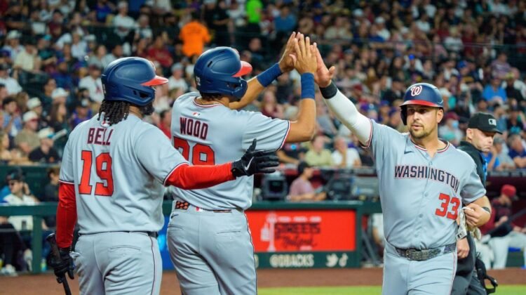 Nationals jump on D-backs in 10-run, 30-minute first inning Nationals jump on D-backs in 10-run, 30-minute first inning