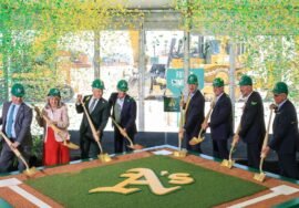 Athletics celebrate groundbreaking of .75B Vegas stadium