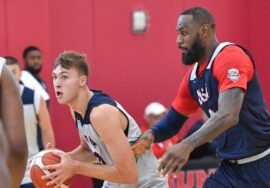 LeBron James — Cooper Flagg being drafted by Mavericks amazing
