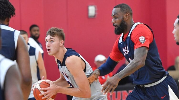 LeBron James — Cooper Flagg being drafted by Mavericks amazing LeBron James — Cooper Flagg being drafted by Mavericks amazing