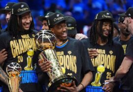 Thunder win NBA Finals as Shai Gilgeous-Alexander leads way over Pacers in Game 7