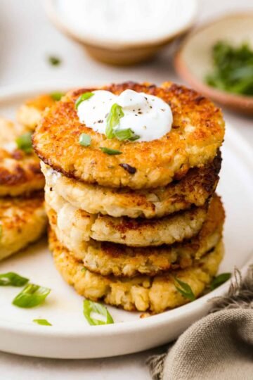 Cauliflower Fritters Recipe | The Recipe Critic