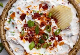 10-Minute Crack Dip Recipe with Bacon, Cheese, and Ranch