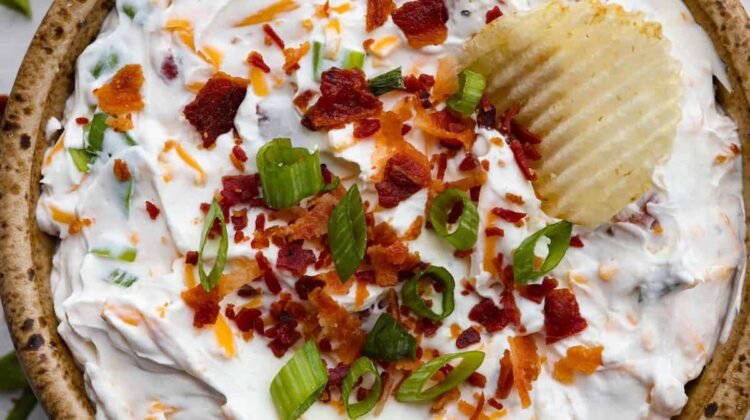 10-Minute Crack Dip Recipe with Bacon, Cheese, and Ranch