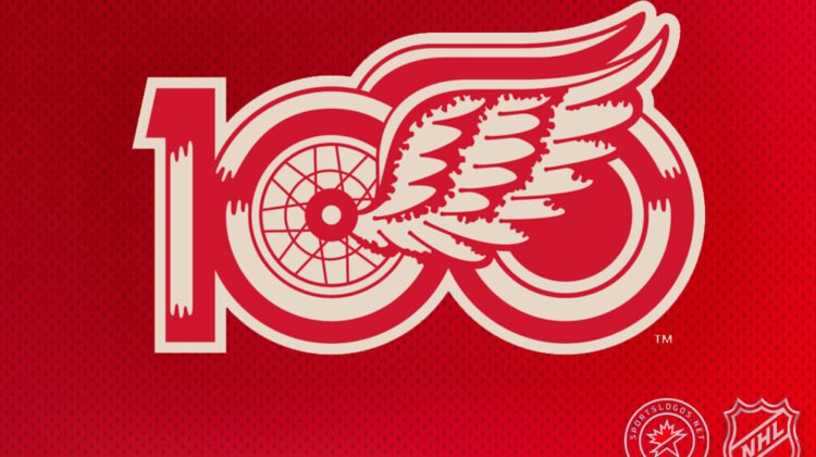 Detroit Red Wings Unveil Centennial Logo, New Secondary Marks Ahead of 100th NHL Season – SportsLogos.Net News Detroit Red Wings Unveil Centennial Logo, New Secondary Marks Ahead of 100th NHL Season – SportsLogos.Net News