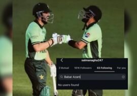 Did Salman Ali Agha unfollow Babar Azam on Instagram?
