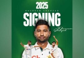 Pakistani fast bowler Khurram Shahzad to play for Worcestershire for remainder of county season