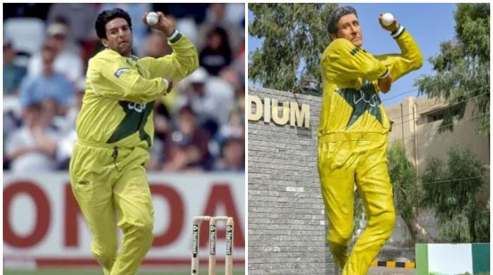 Wasim Akram praises his statue at Niaz Stadium amid social media criticism