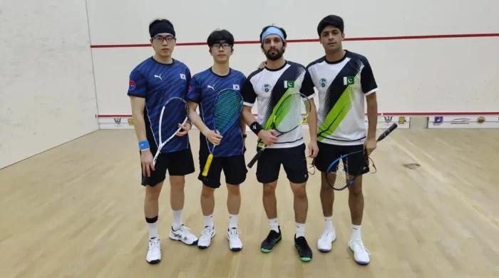Pakistan advance to Asian Doubles Squash Championship semifinals Pakistan advance to Asian Doubles Squash Championship semifinals