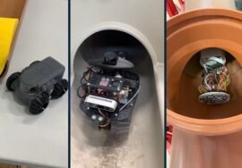 Mini robots detect and fix water pipe leaks without digging