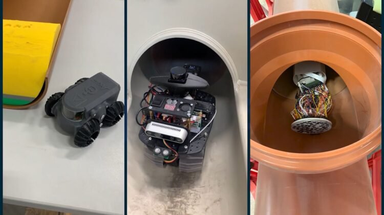 Mini robots detect and fix water pipe leaks without digging Mini robots detect and fix water pipe leaks without digging