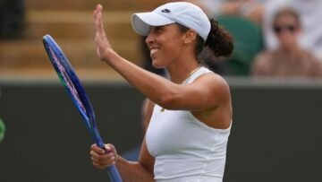 No. 6 Madison Keys advances to 3rd round of Wimble…