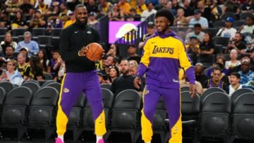 Bronny James says he’s not paying attention …