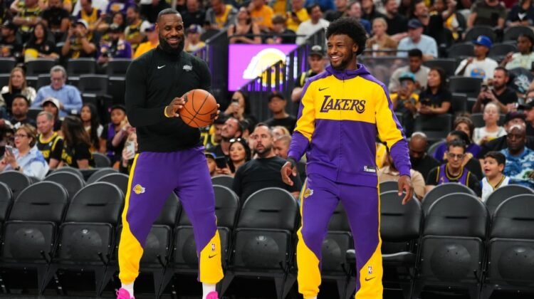 Bronny James says he’s not paying attention to LeBron speculation