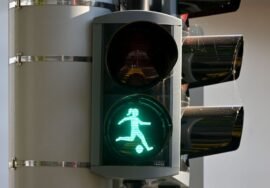 Euro 2025: Football-themed traffic lights take over host-city Basel