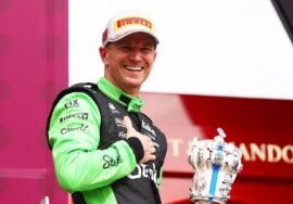 ‘I never doubted him’: F1 toasts Hülkenberg’s first podium
