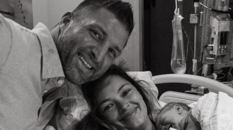Tim Tebow and wife Demi-Leigh welcome their first child Tim Tebow and wife Demi-Leigh welcome their first child