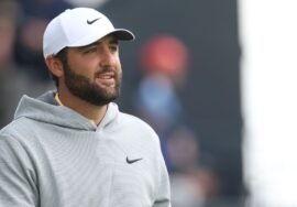 Scottie Scheffler with a 64 takes lead at Open Championship