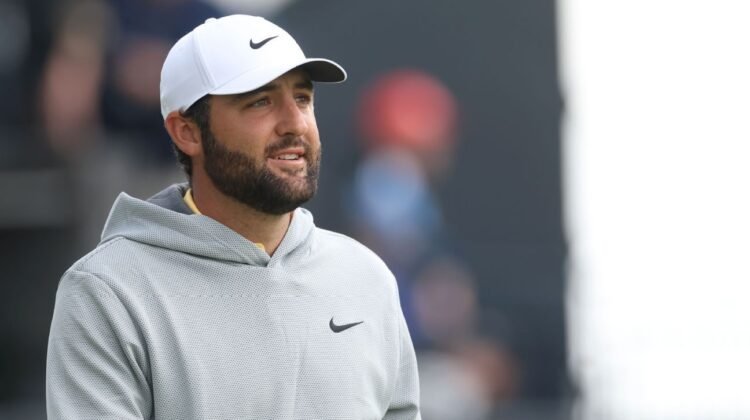 Scottie Scheffler with a 64 takes lead at Open Championship Scottie Scheffler with a 64 takes lead at Open Championship