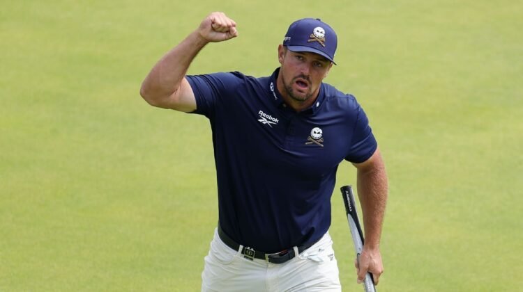 Bryson DeChambeau fires 64, tying for low round at Open Championship Bryson DeChambeau fires 64, tying for low round at Open Championship