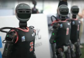 China hosts first AI-powered soccer tournament with autonomous robots