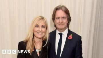 Fiona Phillips’ husband, Martin Frizell, on …