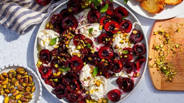 burrata with crushed cherries and pistachios – smitten kitchen burrata with crushed cherries and pistachios – smitten kitchen